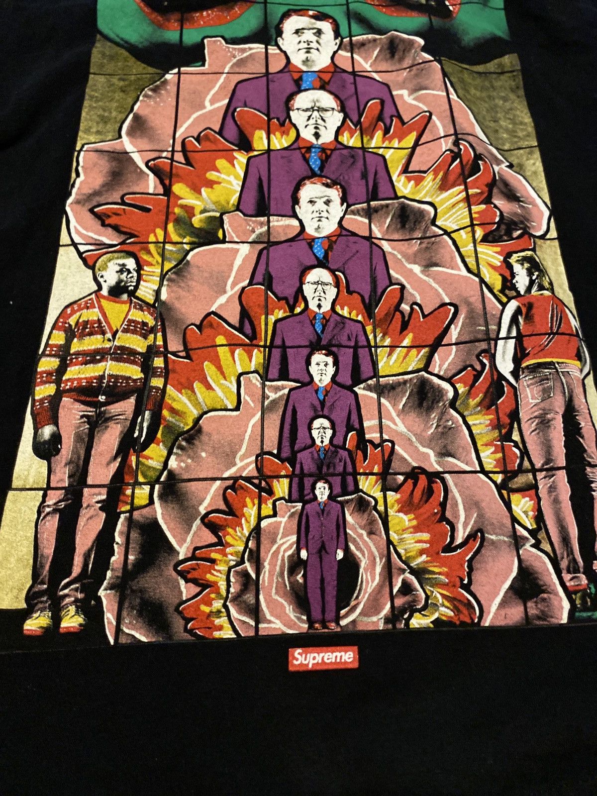 Supreme Supreme Gilbert & George DEATH tee Size US M / EU 48-50 / 2 - 3 Thumbnail
