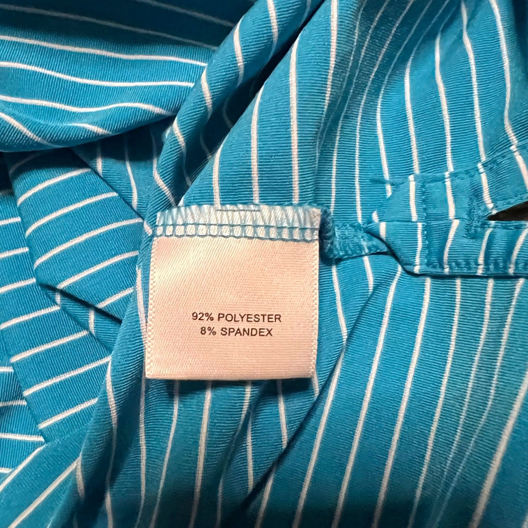 Peter Millar Peter Millar Polo Shirt Mens Large Blue Striped Performance Summer Comfort Golf Size US L / EU 52-54 / 3 - 7 Thumbnail