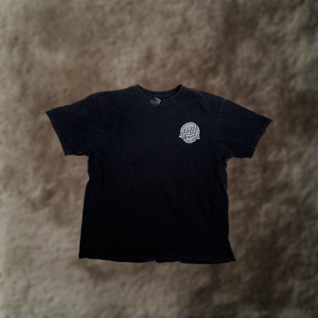 Vintage VINTAGE Santa Cruz T-Shirt Black 90s Logo Crew Neck Short Sleeve Men L Size US L / EU 52-54 / 3 - 1 Thumbnail