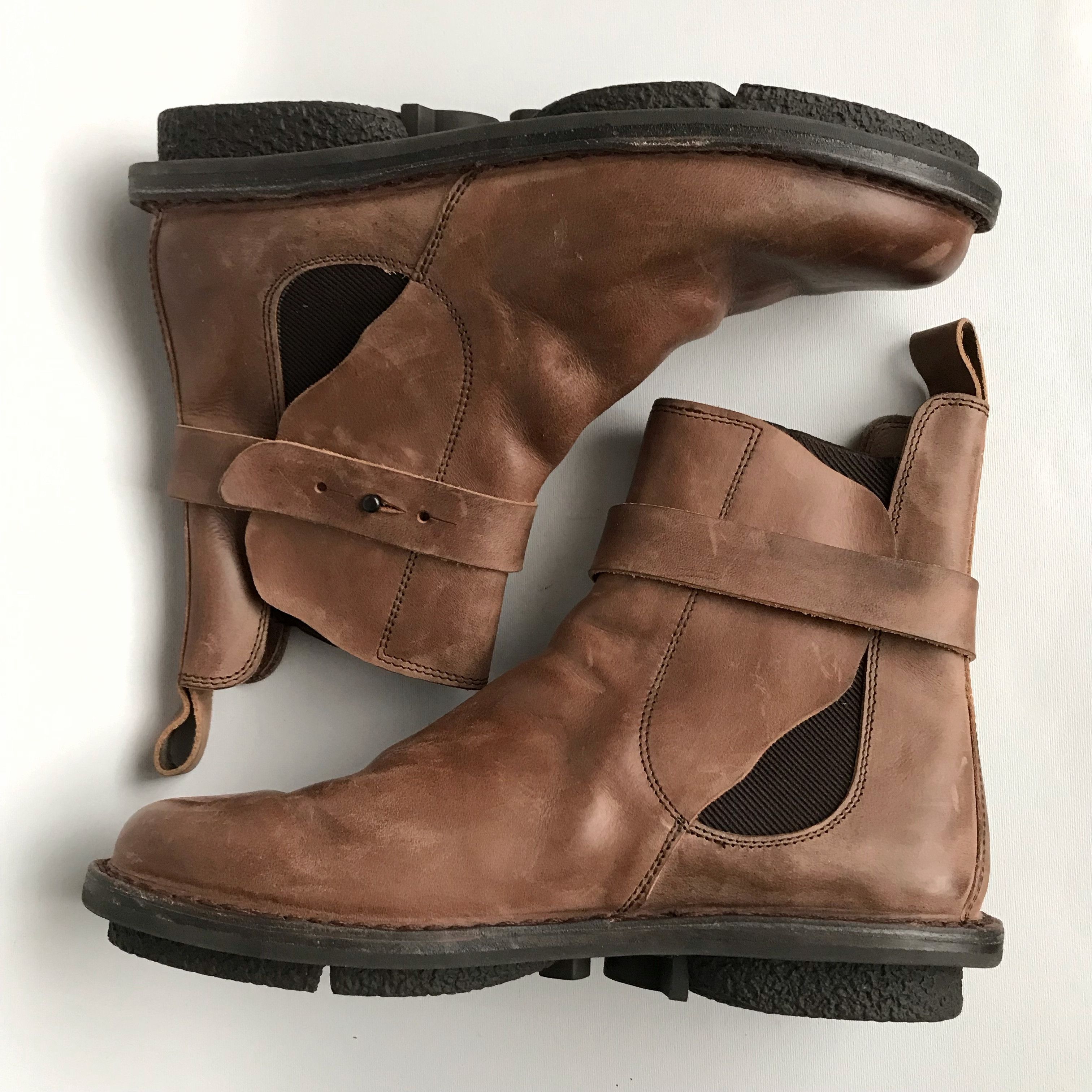 Trippen TRIPPEN TWO F AVANT GARDE UNISEX LEATHER CHELSEA BOOTS Size US 8.5 / IT 38.5 - 6 Thumbnail