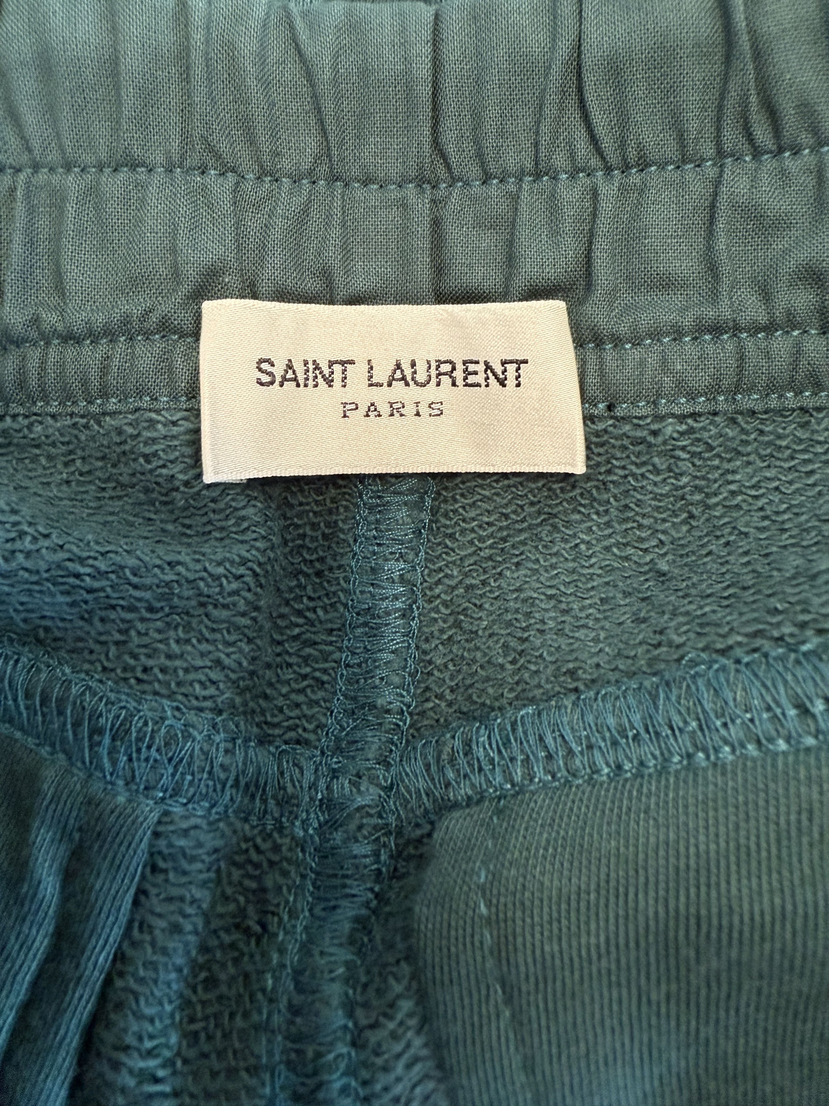 Saint Laurent Paris Saint Laurent Classic Logo Sweatpants Size US 30 / EU 46 - 14 Thumbnail
