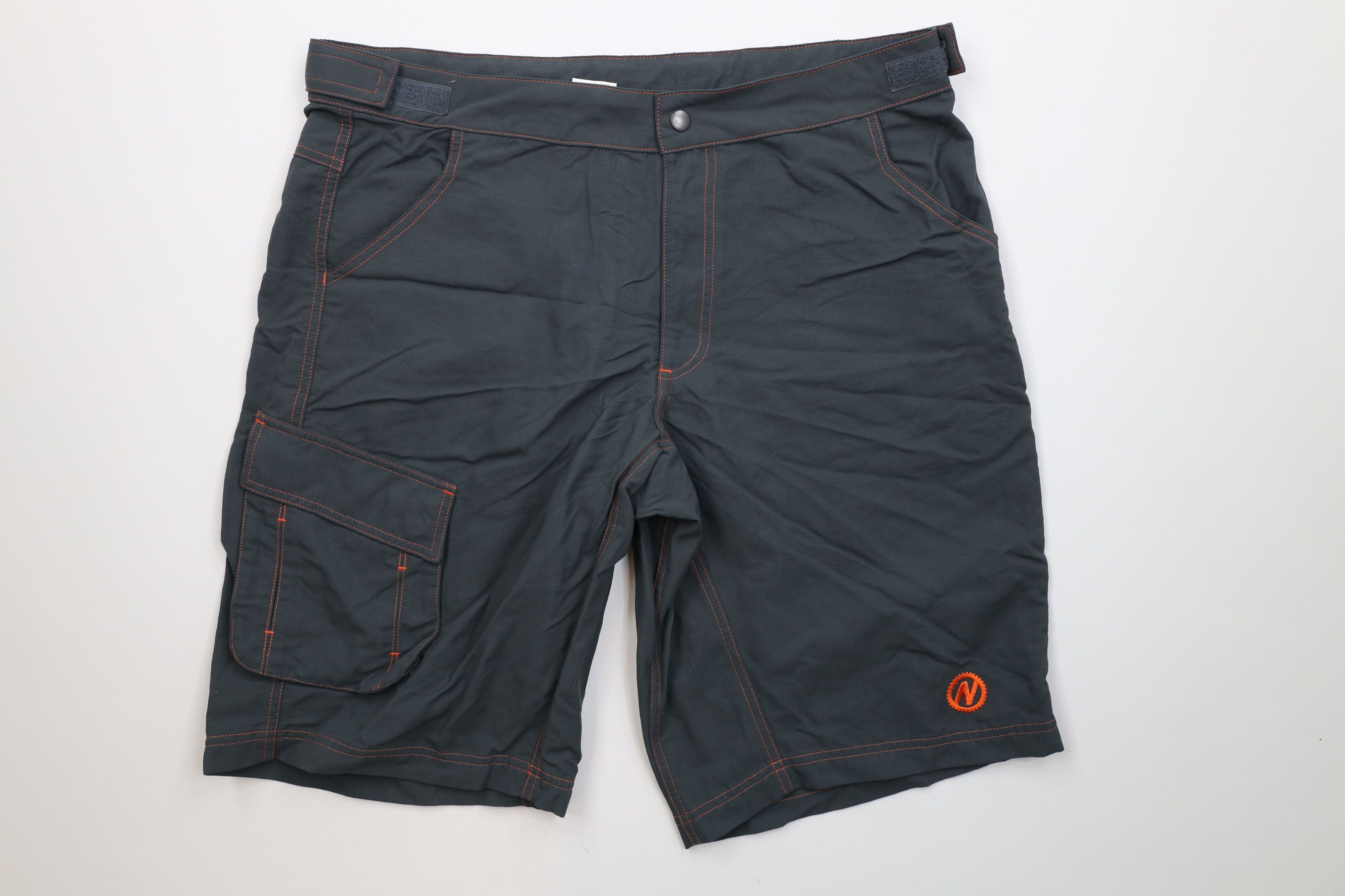 Vintage Vintage Nashbar Cycling Bicycle Cycling Cargo Shorts Gray Size US 36 / EU 52 - 1 Thumbnail