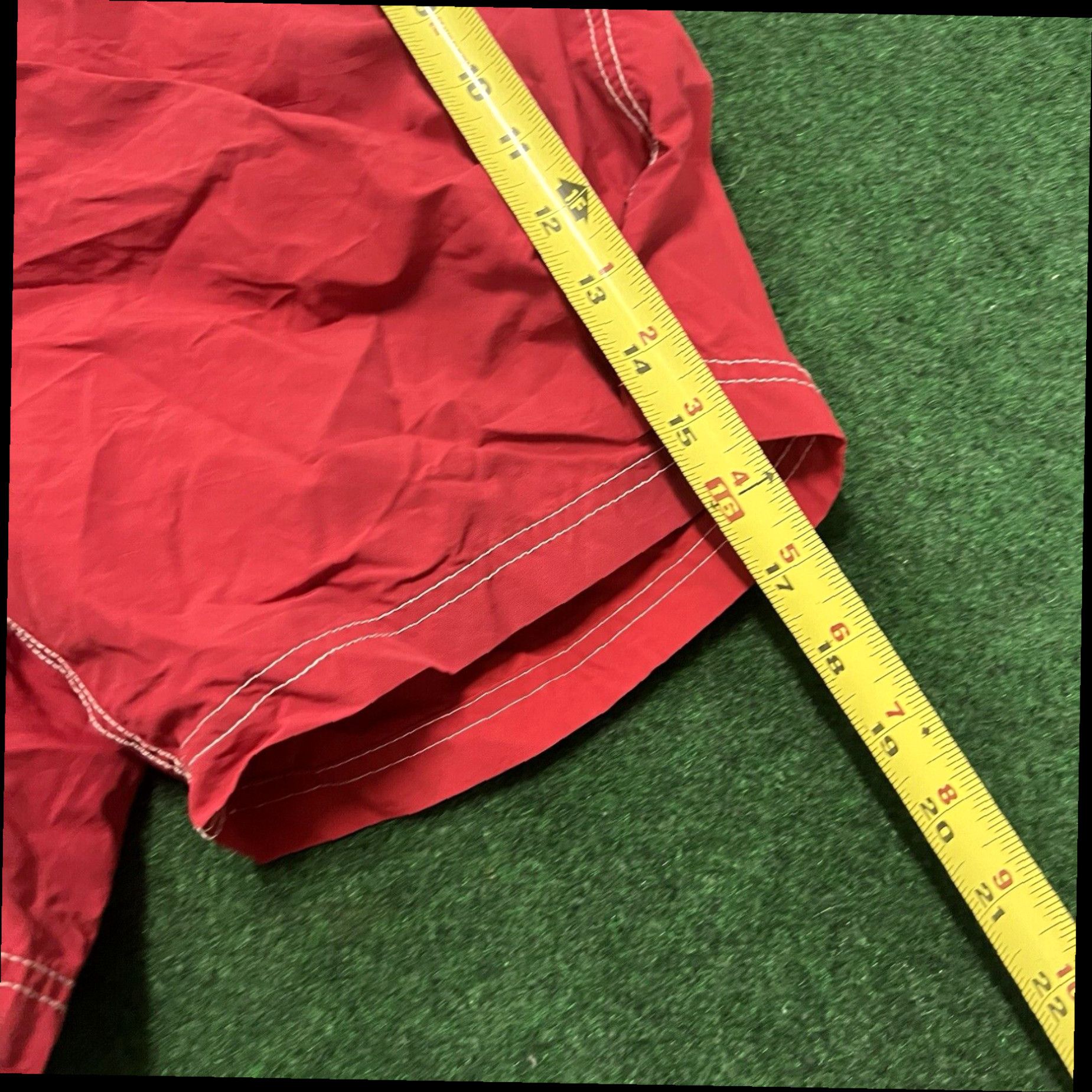 Nautica VINTAGE Nautica Men’s Red Swim Trunks Size Medium Inseam Summer Swim Beach Size US 31 - 7 Thumbnail