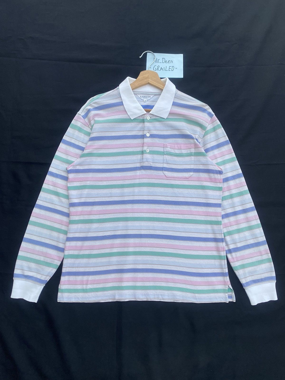 Lanvin Rare Vintage LANVIN Sport Polo Shirt Size US S / EU 44-46 / 1 - 1 Thumbnail