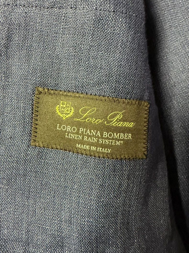 Loro Piana LORO PIANA Men's Bomber linen jacket Size US XS / EU 42 / 0 - 2 Thumbnail