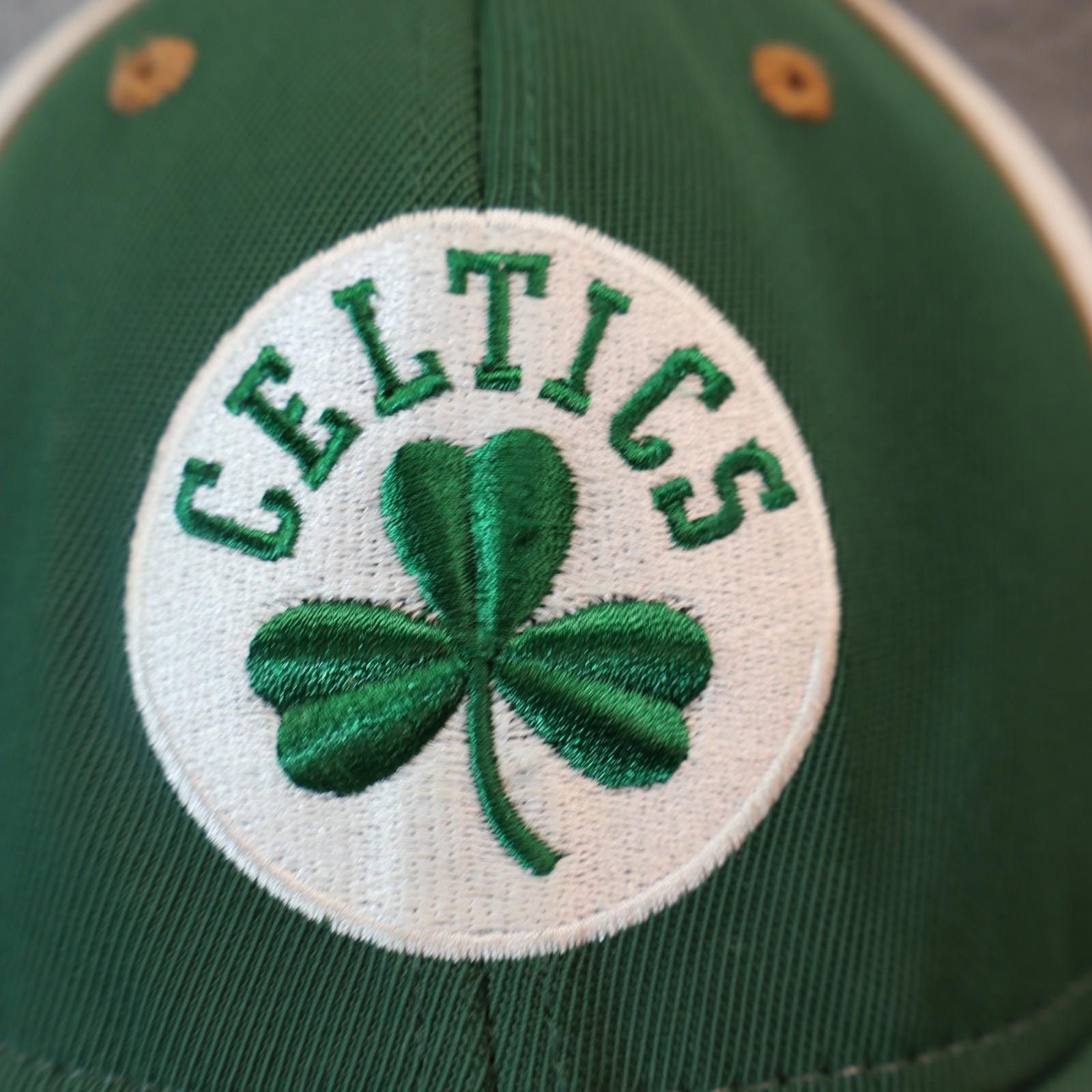 Reebok Vtg Boston Celtics Flex OSFA Hat Cap NBA Mesh Rare Reebok Size ONE SIZE - 3 Thumbnail