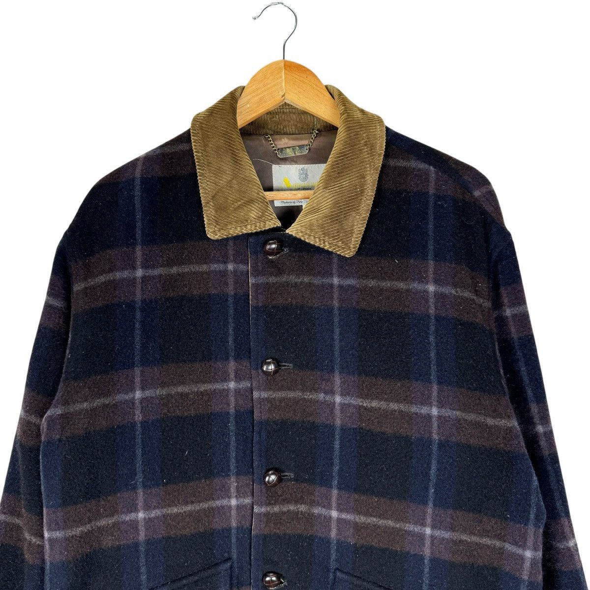 Aquascutum ⚡️AQUASCUTUM OF LONDON PLAIDS TARTAN BUTTON JACKET Size US M / EU 48-50 / 2 - 3 Thumbnail