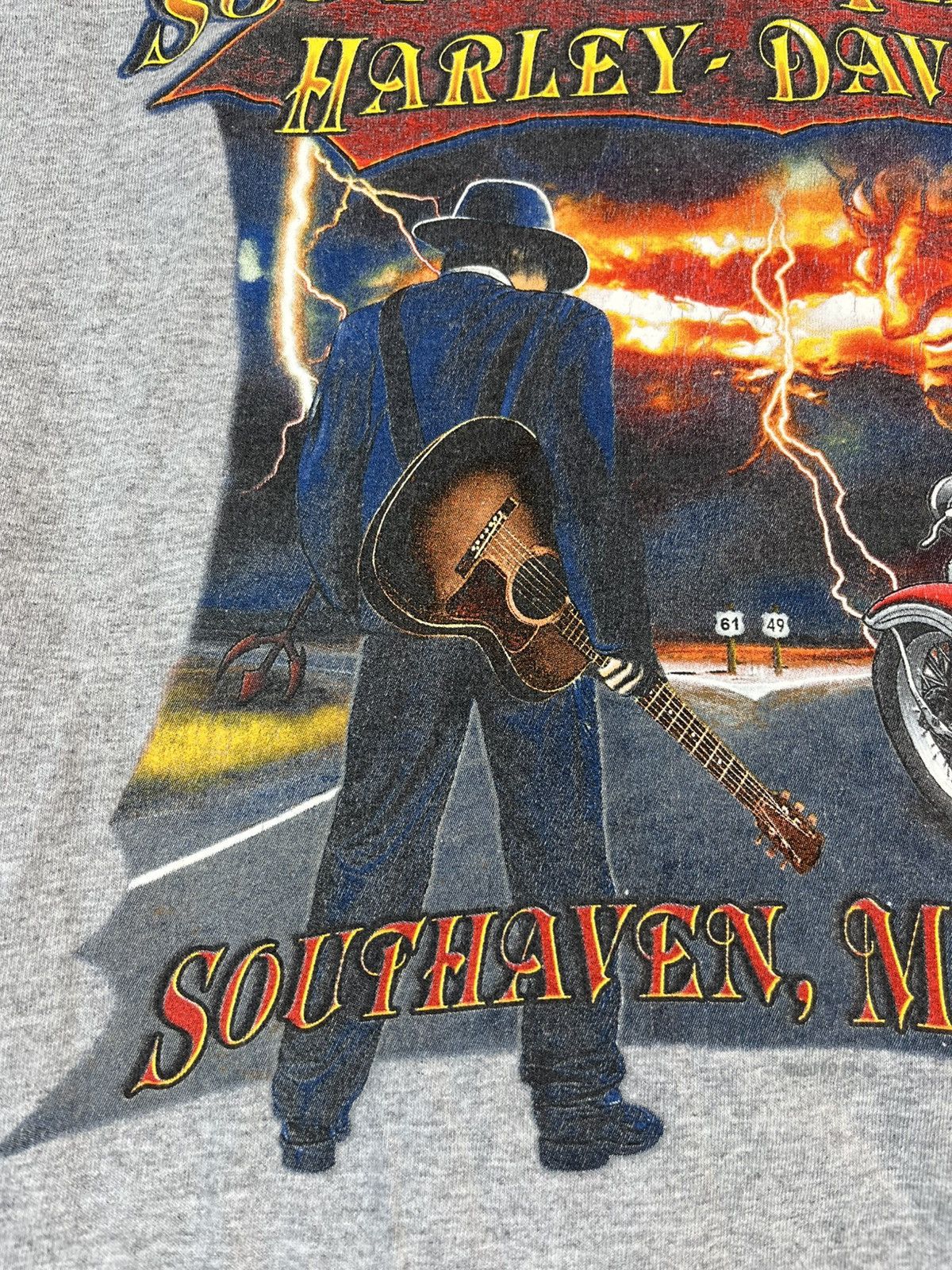 Harley Davidson × Vintage Harley Davidson Southern Trunder Southaven Mississippi Size US XXL / EU 58 / 5 - 9 Thumbnail