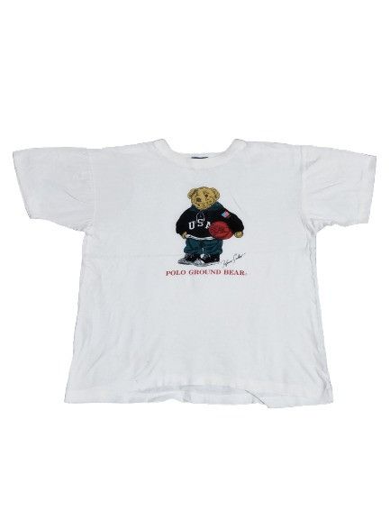 Polo Ralph Lauren Vintage Polo Bear By Polo Ground Tee Size US L / EU 52-54 / 3 - 1 Thumbnail