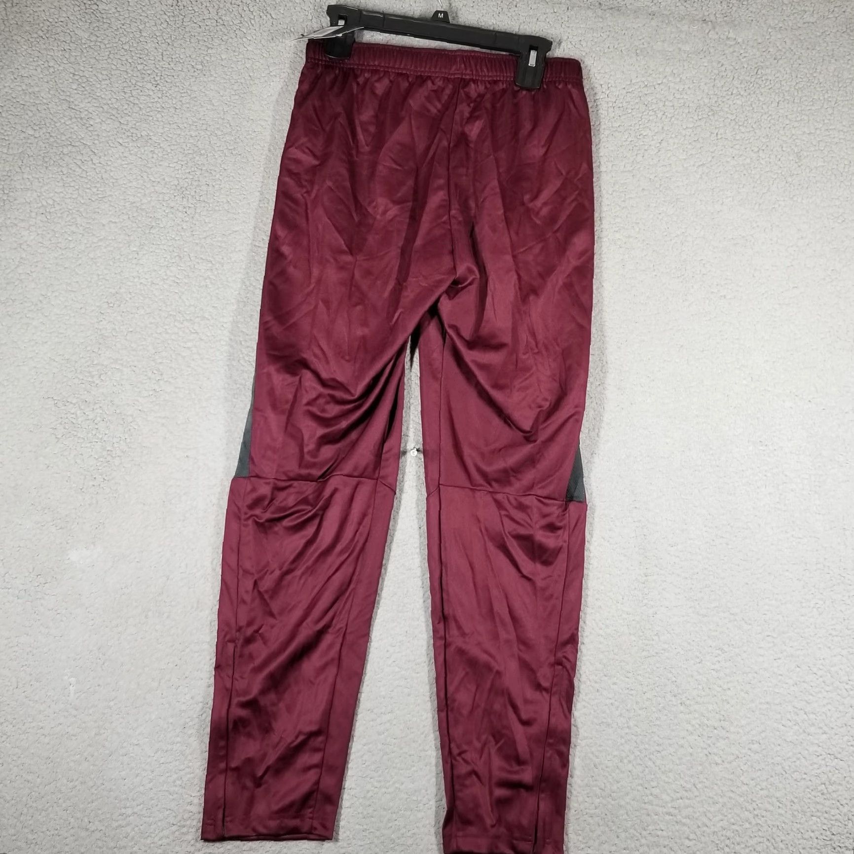 Nike Nike Track Pants Mens Medium Maroon Tapered Zip Ankle Joggers 835573-691 Size US 31 - 2 Thumbnail
