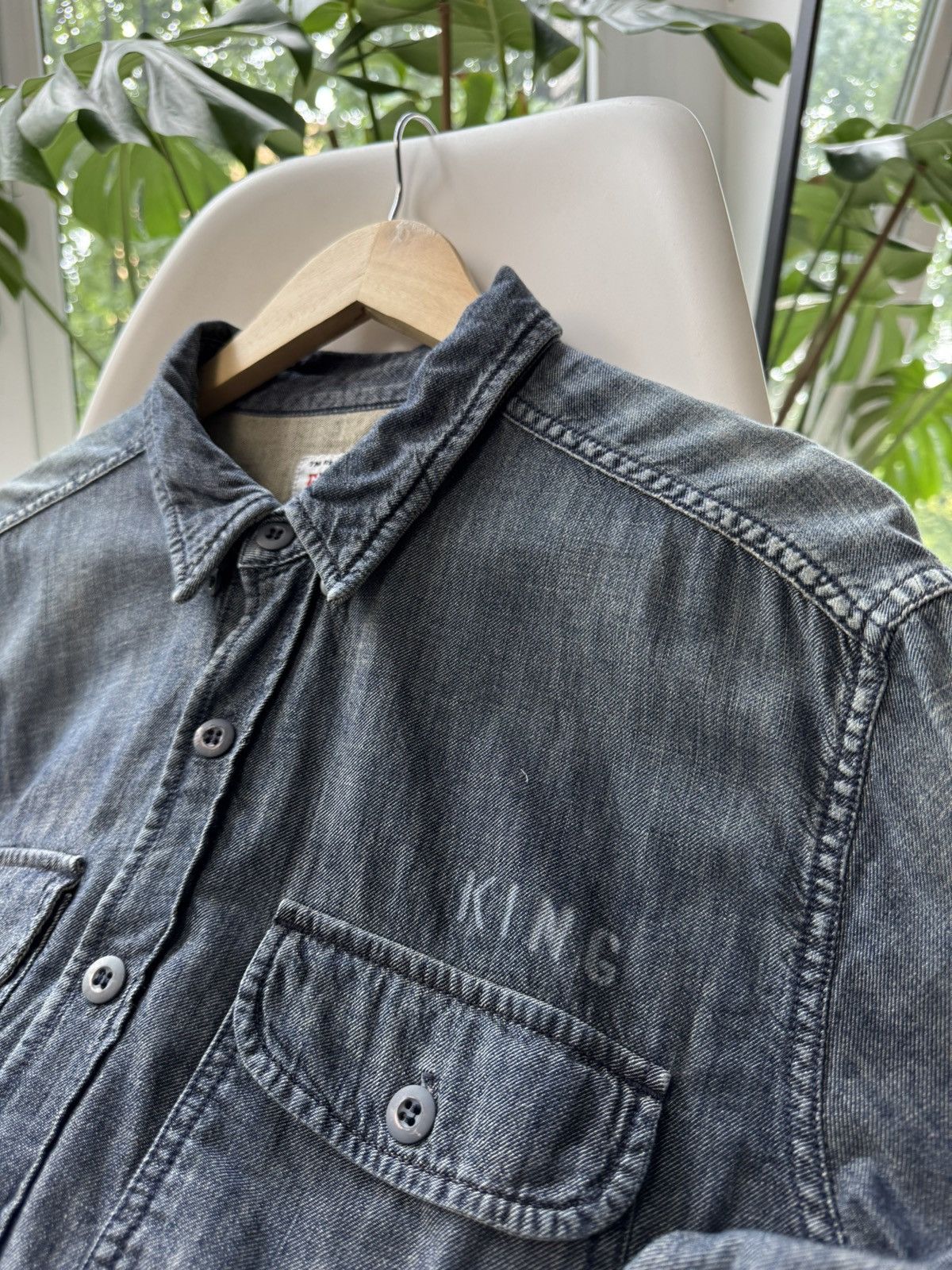Edwin × Japanese Brand Edwin King jeans shirt size L 🇯🇵 Size US L / EU 52-54 / 3 - 3 Thumbnail