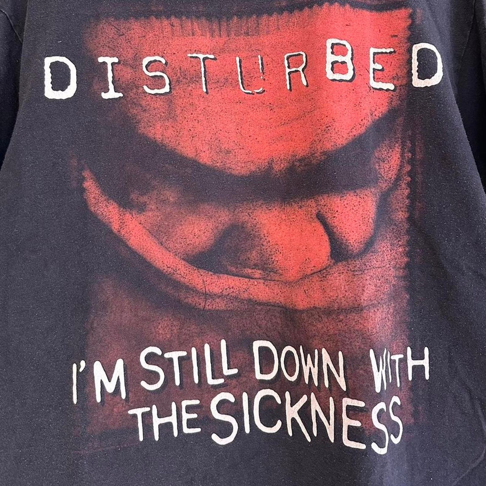 Band Tees × Vintage Vintage Disturbed Band Shirt Size US L / EU 52-54 / 3 - 3 Thumbnail