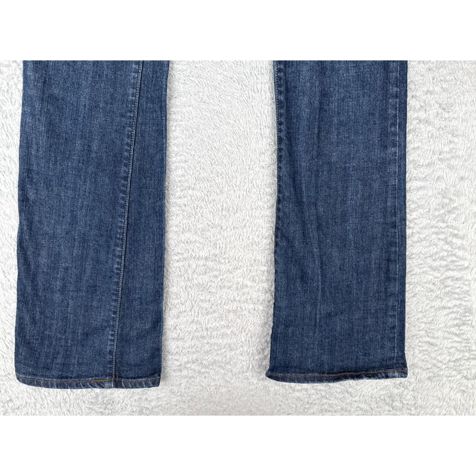 Vintage Salt Works Broadway Jeans 27x32 Blue Denim Bootcut Low Rise Stretch Casual 90s Bohemian Women Size 27" / US 4 / IT 40 - 2 Thumbnail