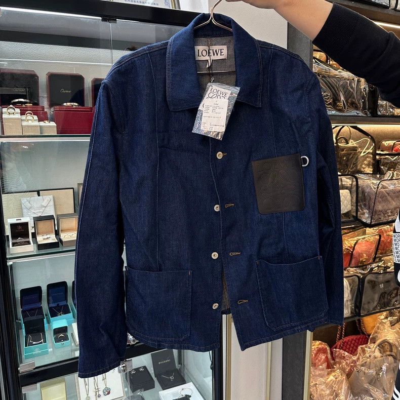 Loewe LOEWE size50 Dark blue denim jacket Size US M / EU 48-50 / 2 - 1 Thumbnail