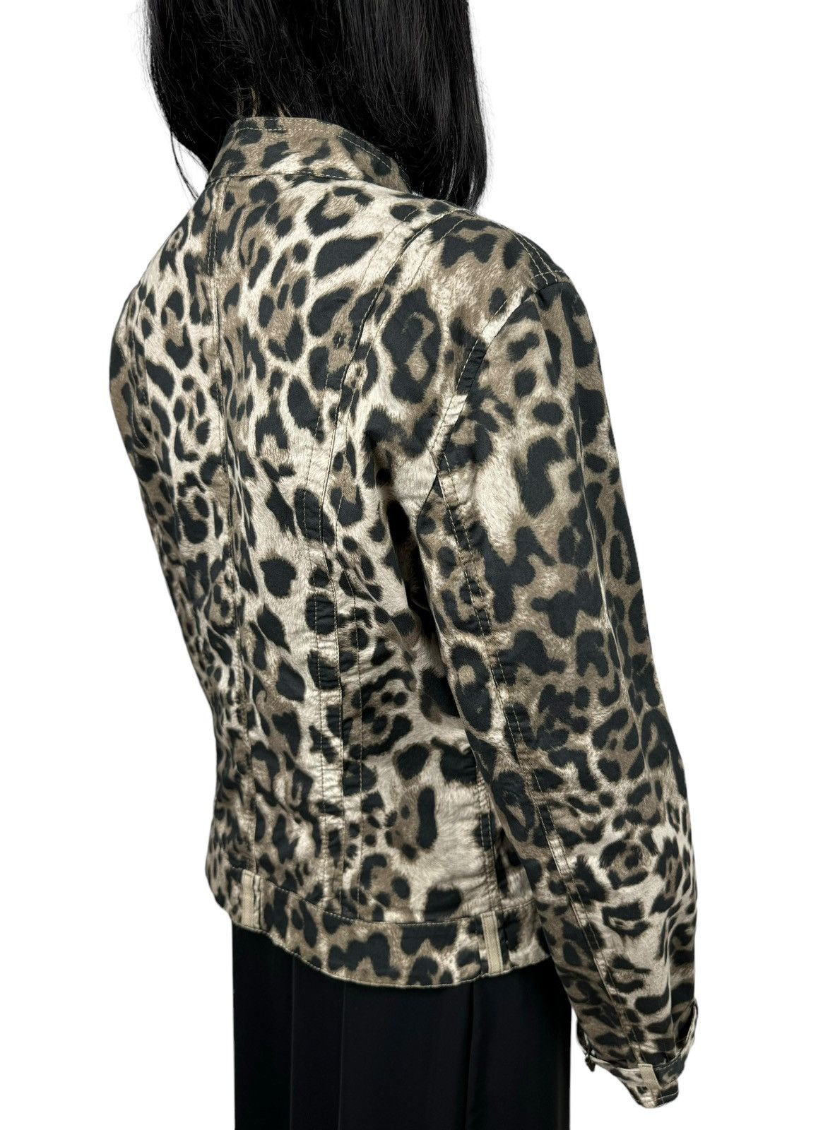 Other Marc Cain Leopard Printed Zip Jacket Cotton size 5 Size L / US 10 / IT 46 - 7 Thumbnail