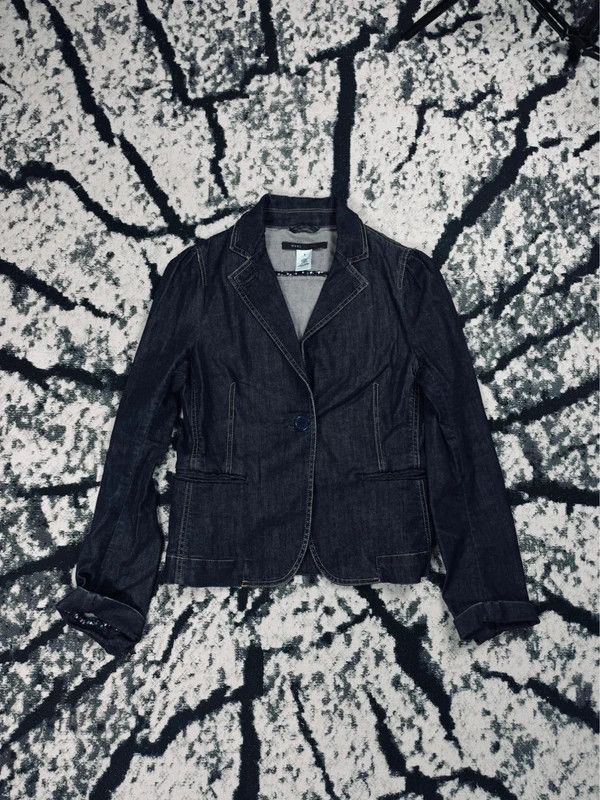 Marc Jacobs Marc Jacobs navy blue denim jacket XS Size XS / US 0-2 / IT 36-38 - 1 Thumbnail