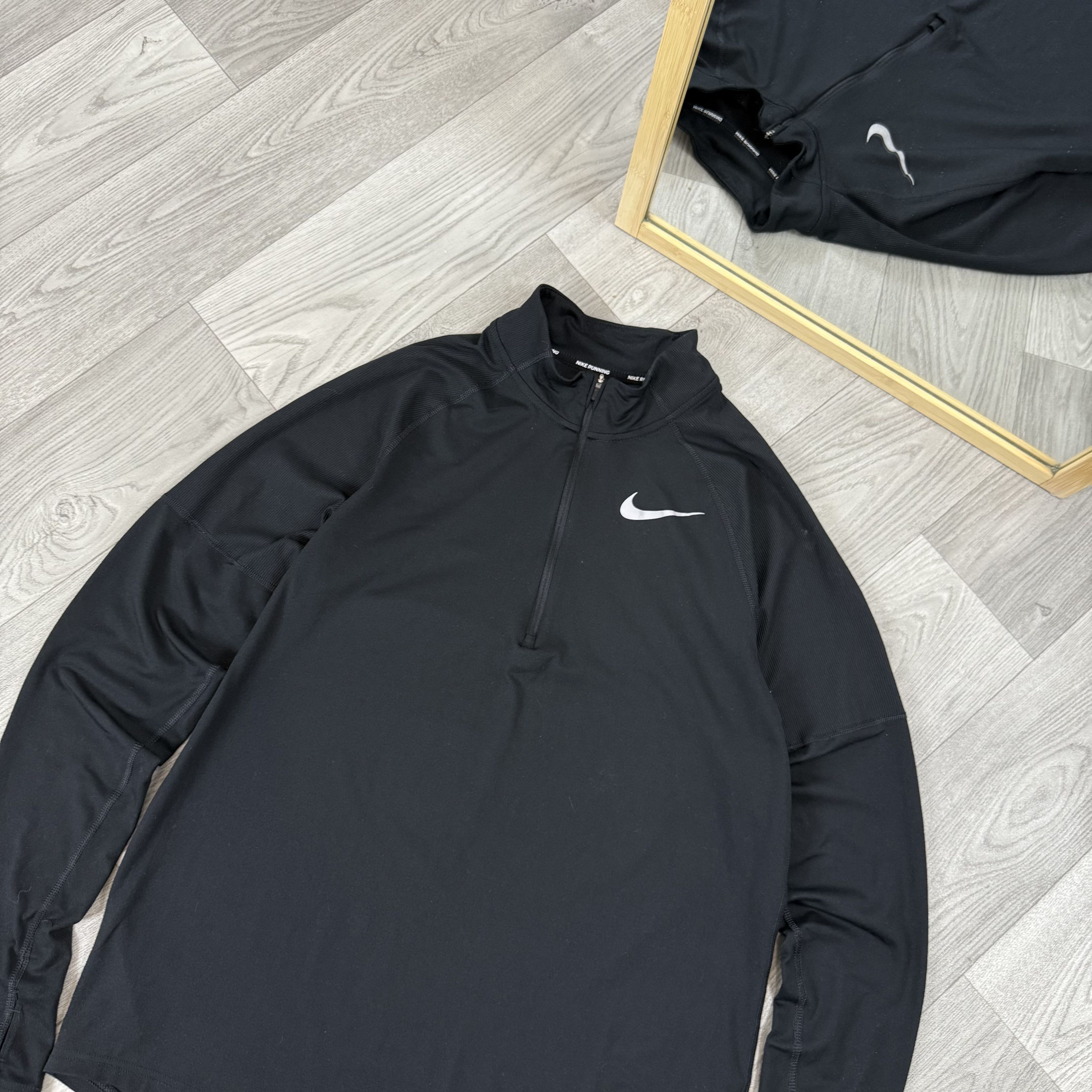 Nike Nike Running 1/4 Zip Long Sleeve Rashguard Sweater Shrit Size US M / EU 48-50 / 2 - 4 Thumbnail