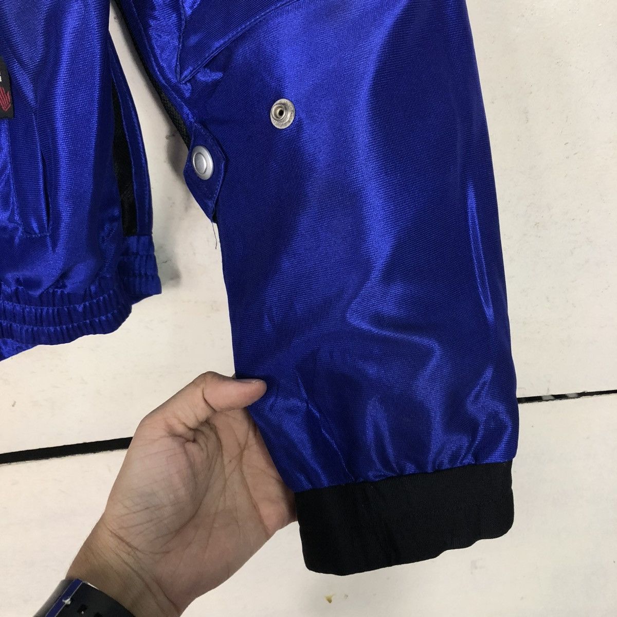 Honda 🔥VINTAGE RACING BOMBER BIKER JACKET HONDA BIG LOGO Size US L / EU 52-54 / 3 - 19 Thumbnail