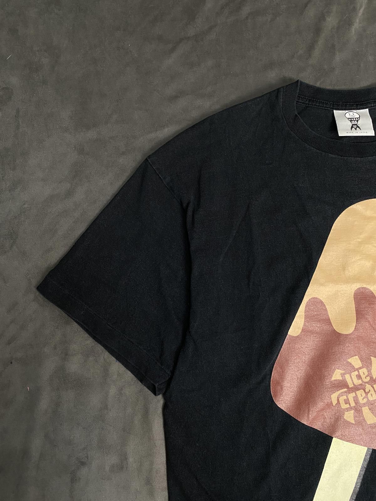 Icecream Vintage Made in Japan ICECREAM Fudge S/S Black T-Shirt Large Size US L / EU 52-54 / 3 - 6 Thumbnail