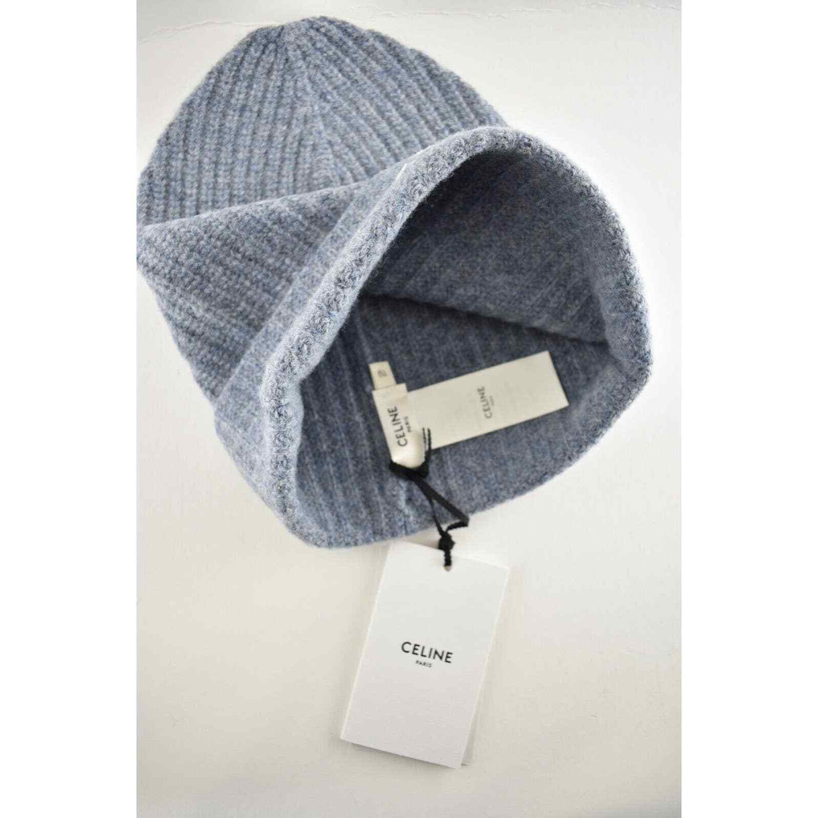 Celine Celine Paris Laine Wool Knit Beanie Winter Hat One Size Size ONE SIZE - 8 Thumbnail