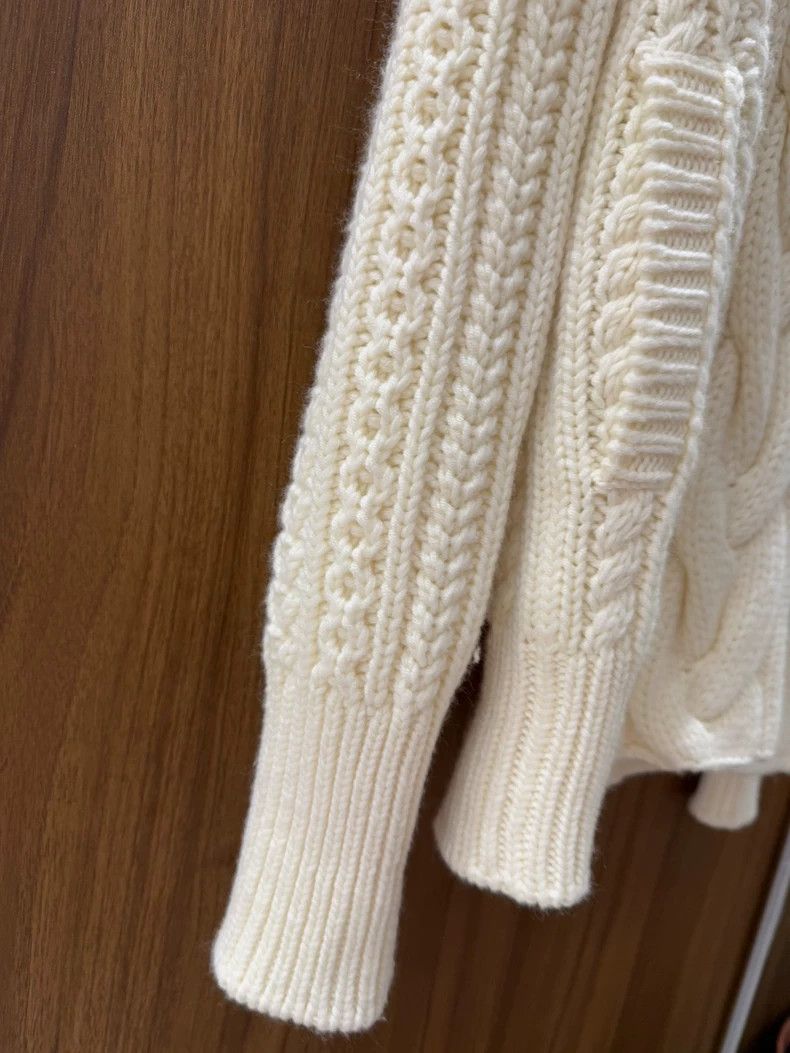 Loro Piana LORO PIANA White cashmere cardigan with hood Size XS / US 0-2 / IT 36-38 - 4 Thumbnail