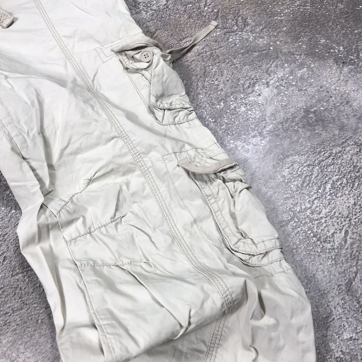 Vintage Vintage 90s Baggy Cargo Pants Parachute Flared Grunge 30 Size 30" / US 8 / IT 44 - 4 Thumbnail