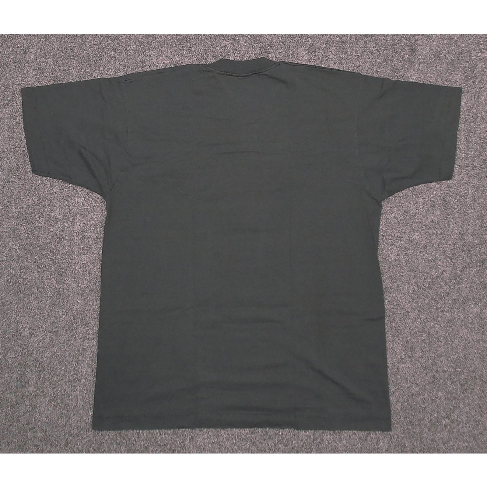 Vintage 90s Dont Worry B Happy Neon Smiley Single Stitch Tee XL Size US XL / EU 56 / 4 - 4 Thumbnail