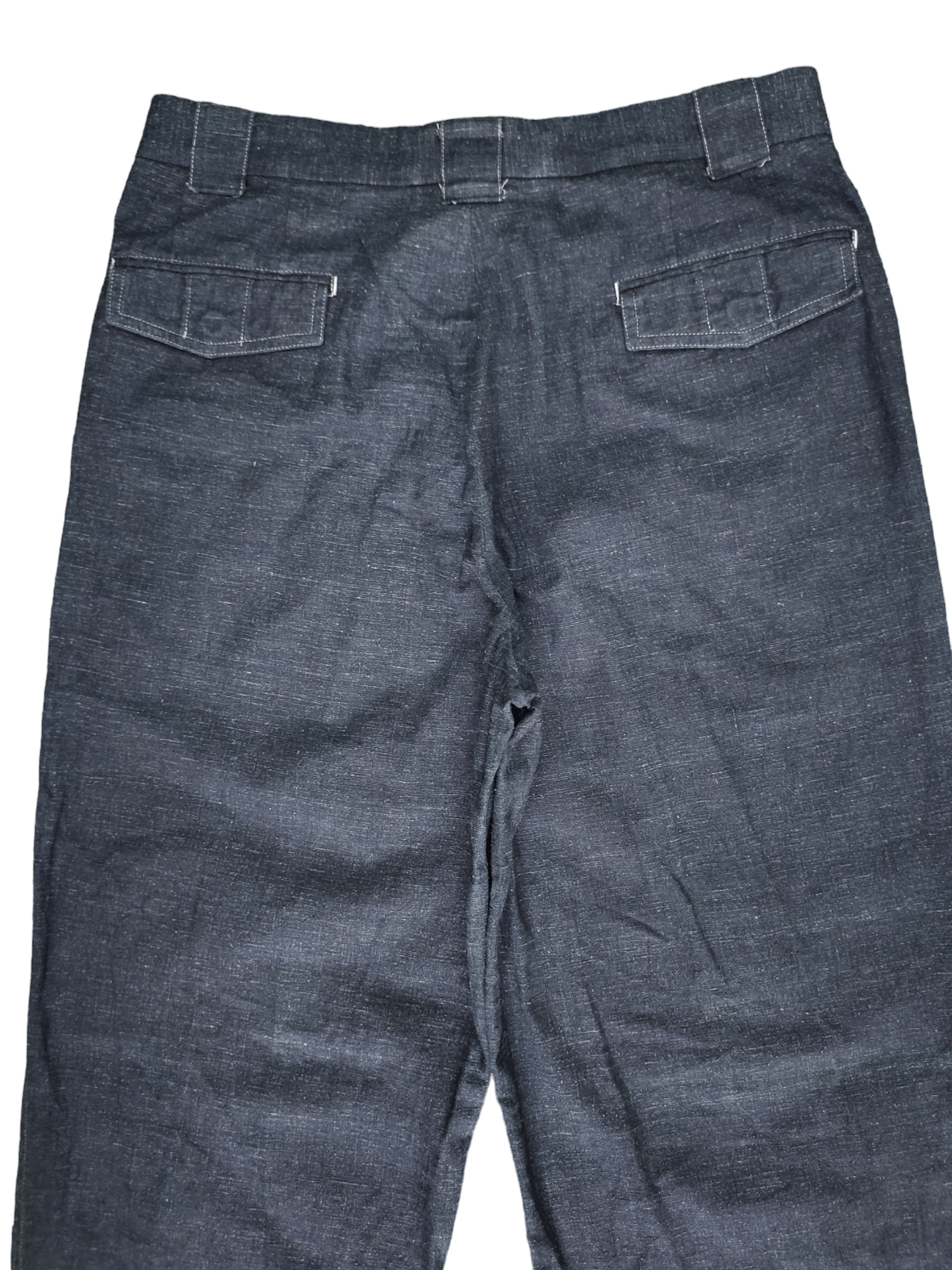 Carlo Palazzi Vintage 90s Carlo Palazzi Indigo Baggy Balloon Trousers Size US 32 / EU 48 - 8 Thumbnail