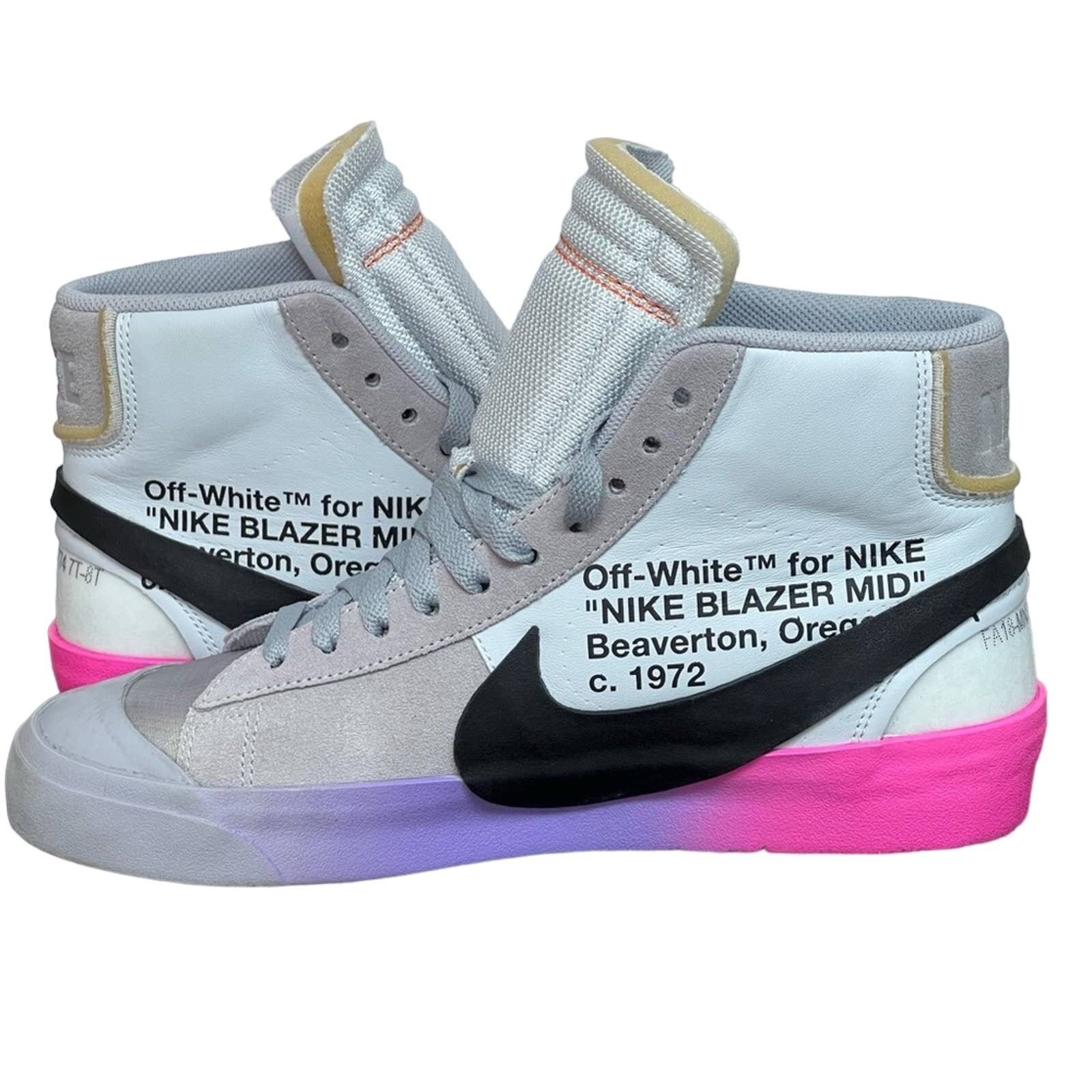 Nike Serena Williams x Off-White x Blazer Studio Mid Sample VNDS Size US 8.5 / EU 41-42 - 5 Thumbnail