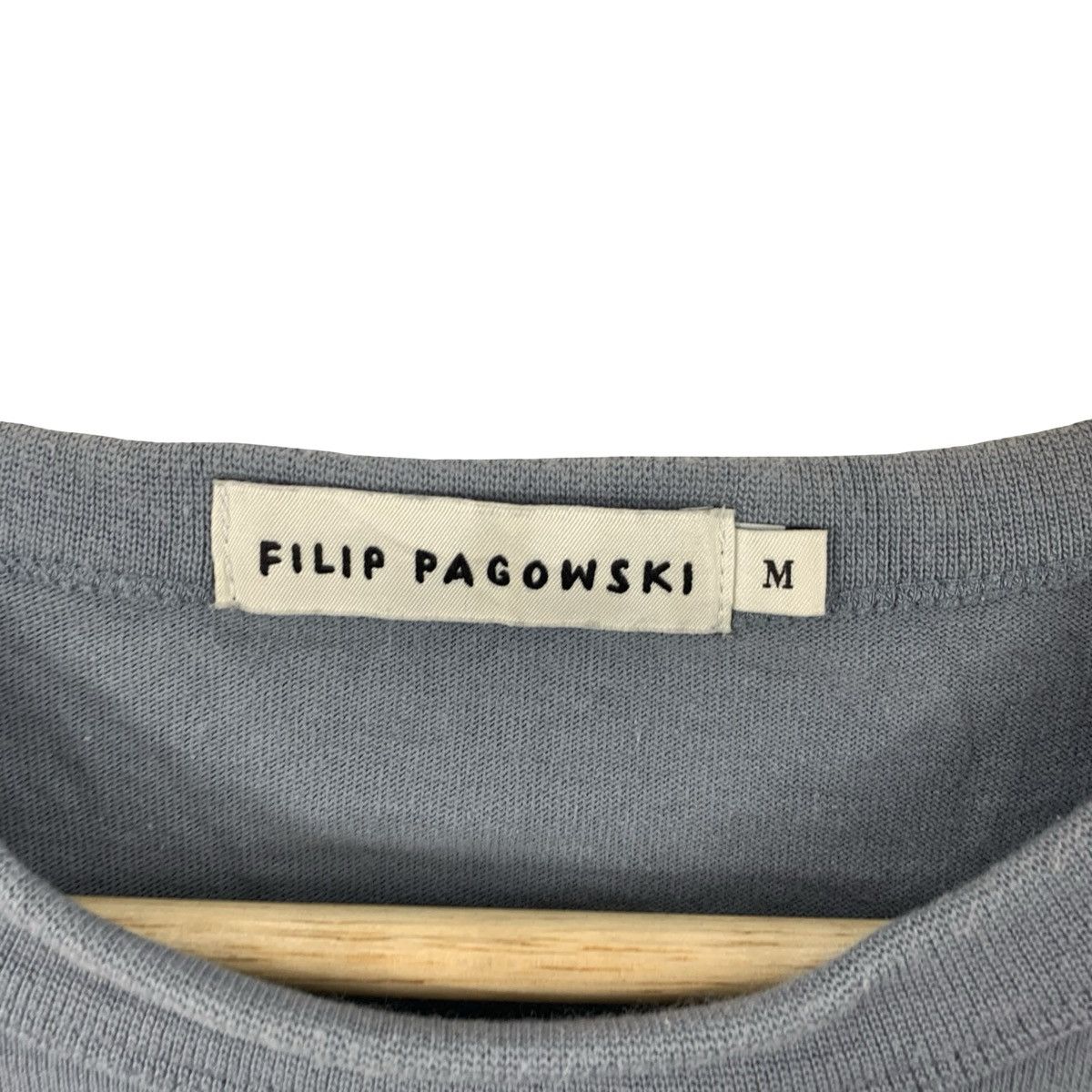 Filippa K Vintage FILIP PAGOWSKI T-Shirt Minimalist Flower Embroidery Size US M / EU 48-50 / 2 - 10 Thumbnail