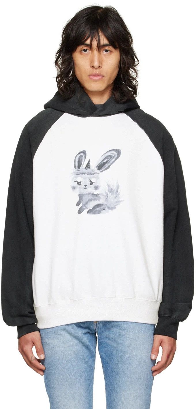 WE11DONE Welldone Rabbit Hoodie Size S Womens Unisex Off-White Sweat Size S / US 4 / IT 40 - 4 Thumbnail