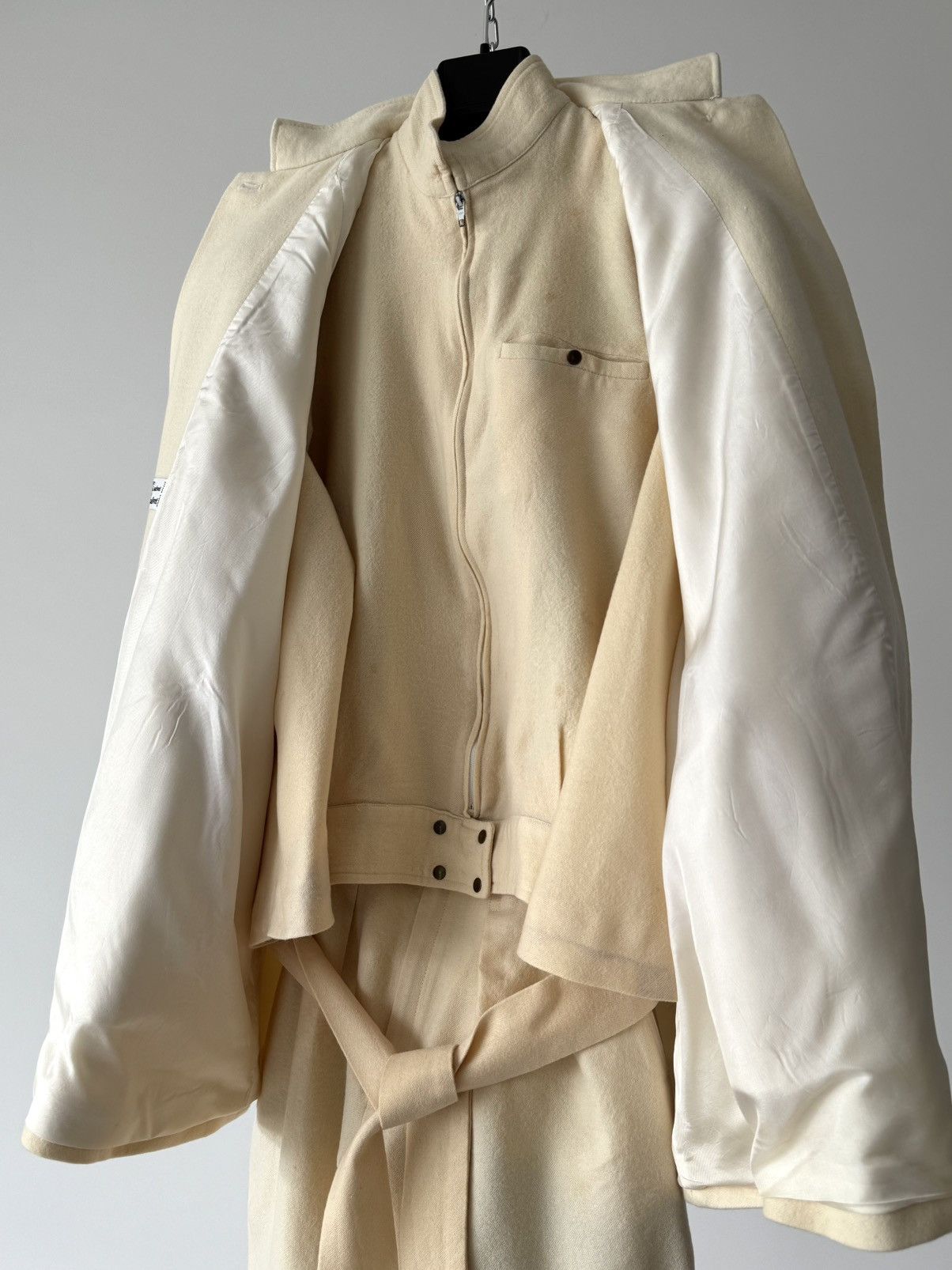 Other Archive 1970s Philippe Salvet France Women’s Wool Suit Size S / US 4 / IT 40 - 4 Thumbnail