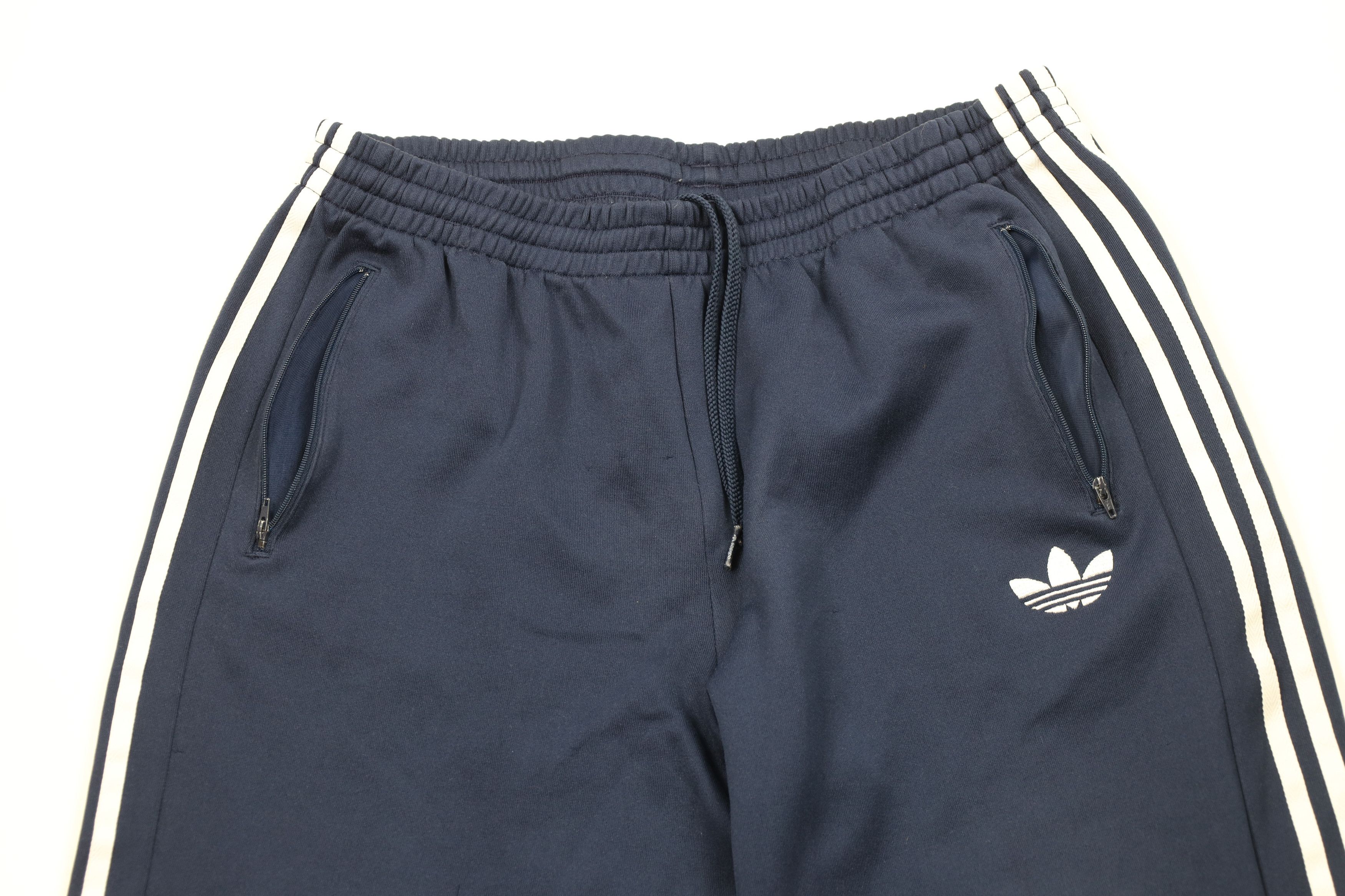 Adidas Vintage Y2K Adidas Striped Wide Leg Sweatpants Pants Blue Size US 36 / EU 52 - 2 Thumbnail