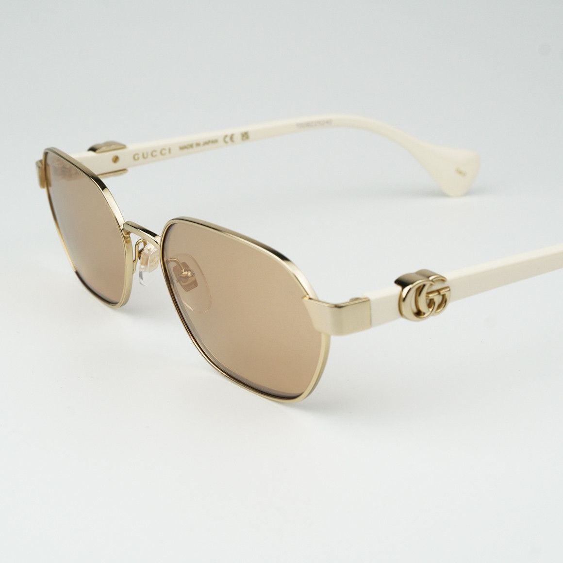 Gucci NEW Gucci GG1593S 002 Geometric Unisex Sunglasses GG 1593S Size ONE SIZE - 3 Thumbnail