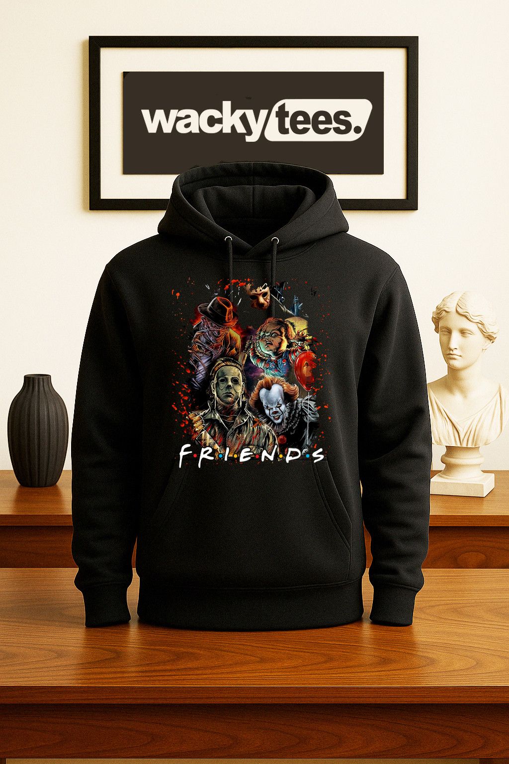 Other Friends Serial Killers Horror Terror 2 Graphic Tee Shirt Size US L / EU 52-54 / 3 - 4 Thumbnail