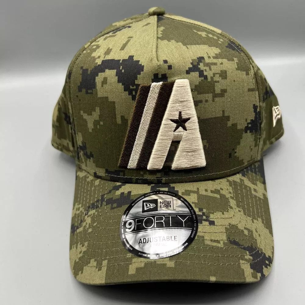 New Era Houston Astros Hat Men Camo 9Forty New Era Snap Back Cap New Size ONE SIZE - 1 Thumbnail