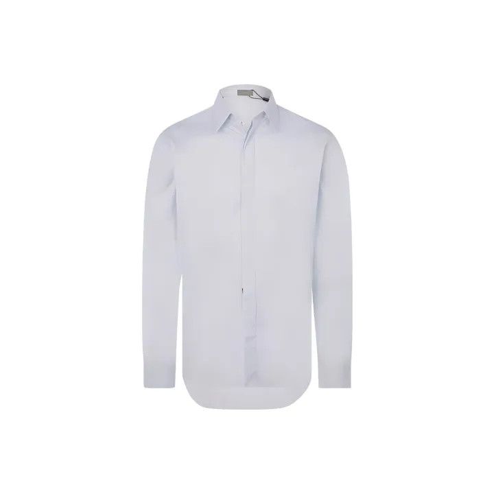 Dior Dior Simple Long Sleeve Shirt in Light Blue 0079 Size US M / EU 48-50 / 2 - 1 Thumbnail