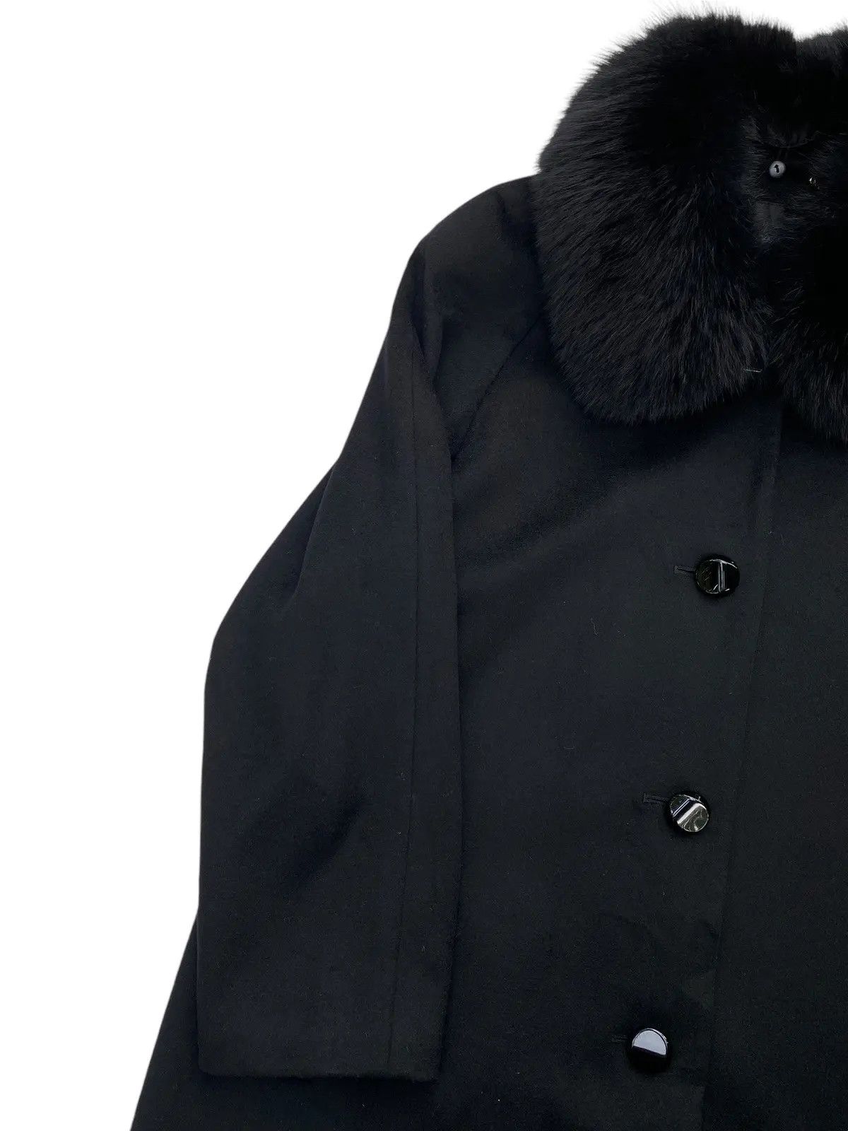 Balmain Pierre Balmain Fur Wool Long Jacket Size US L / EU 52-54 / 3 - 9 Thumbnail