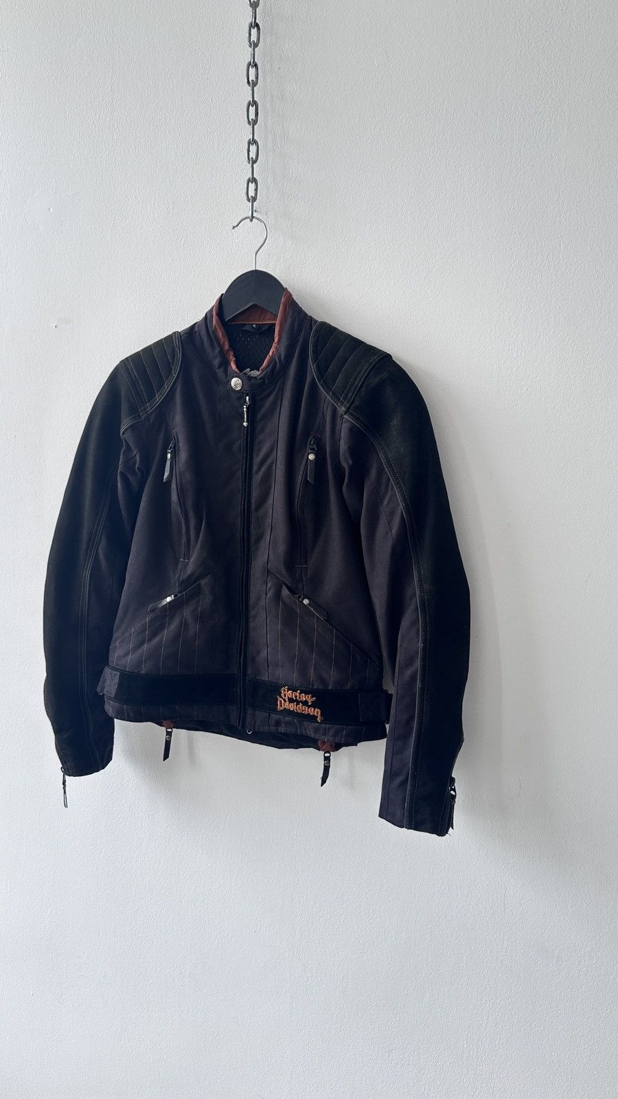 Harley Davidson Harley-Davidson Archival Moto Jacket Black/Copper Embroidery Size S / US 4 / IT 40 - 7 Thumbnail