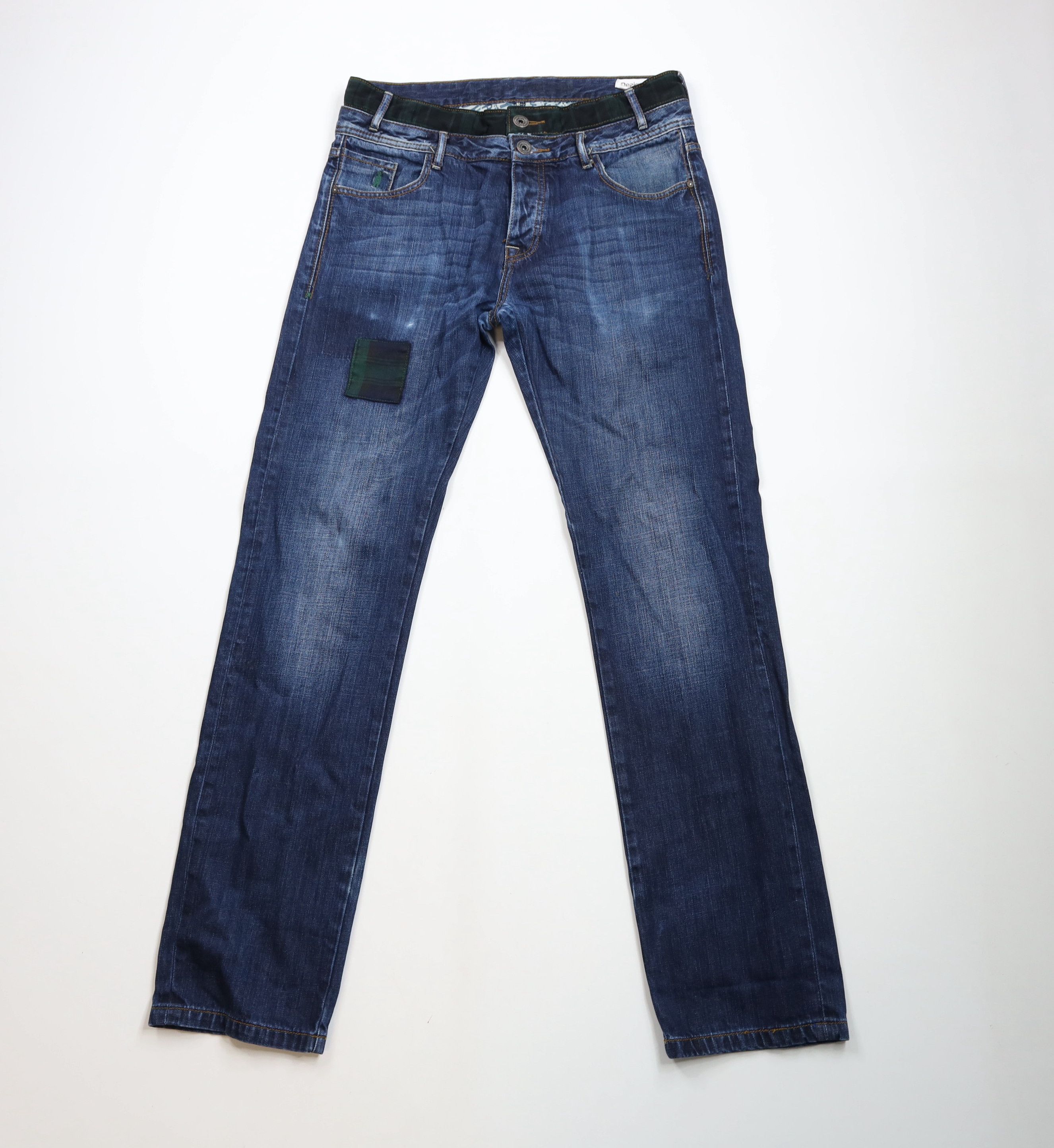 Desigual × Vintage Vintage Desigual Regular Button Fly Patchwork Denim Jeans Size US 32 / EU 48 - 1 Thumbnail