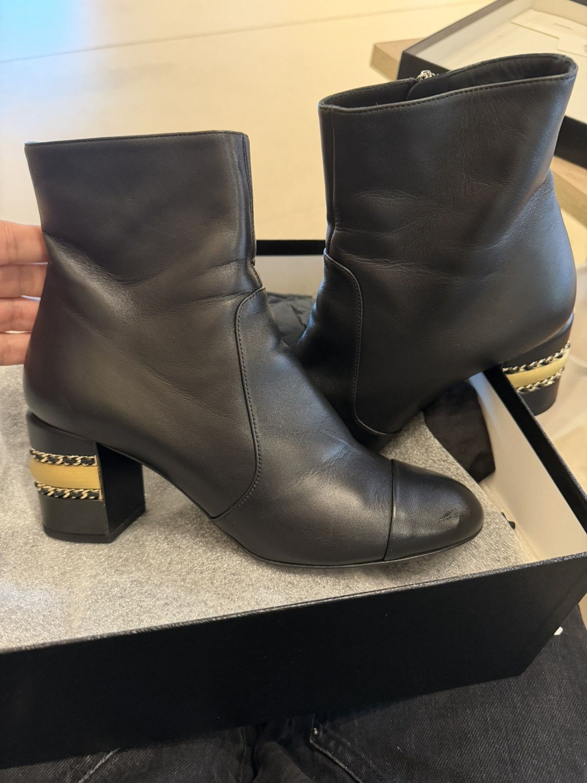 Chanel Chanel Ankle Boots Size US 8.5 / IT 38.5 - 4 Thumbnail