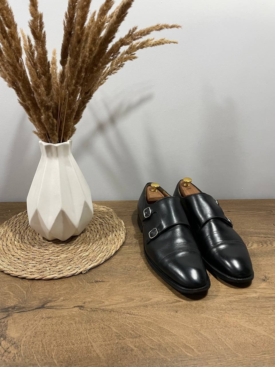 Church's Church's Black Double Monkstrap Brogues mens Size US 10.5 / EU 43-44 - 1 Thumbnail
