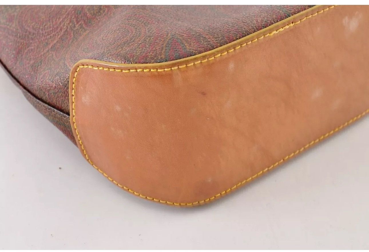 Etro ETRO Paisley Hand Bag 2way PVC Leather Wine Red Brown Size ONE SIZE - 7 Thumbnail