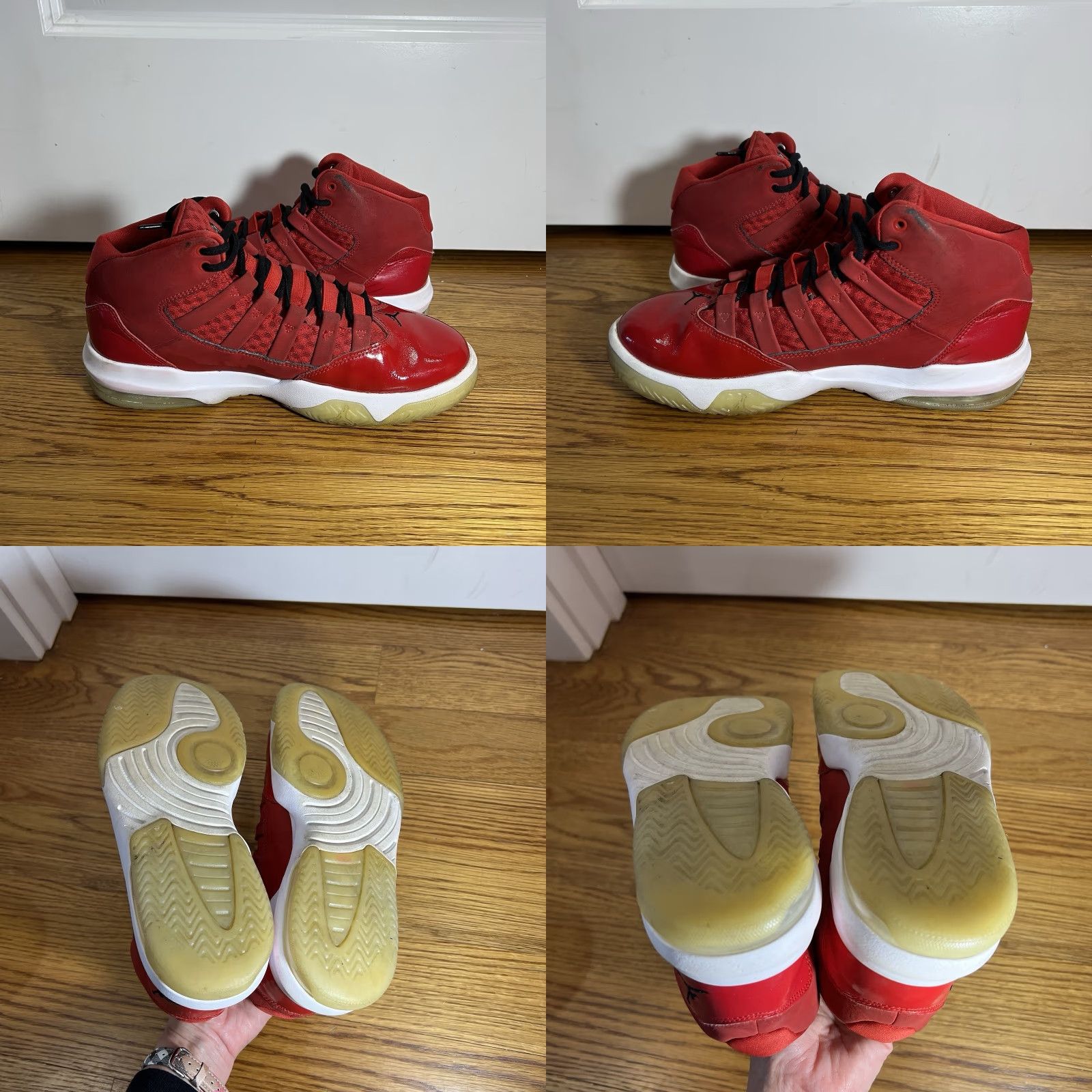 Jordan Brand Air Jordan Max Aura Gym Red Sneakers CQ9451-600 Women's US 8 Size US 8 / IT 38 - 8 Thumbnail