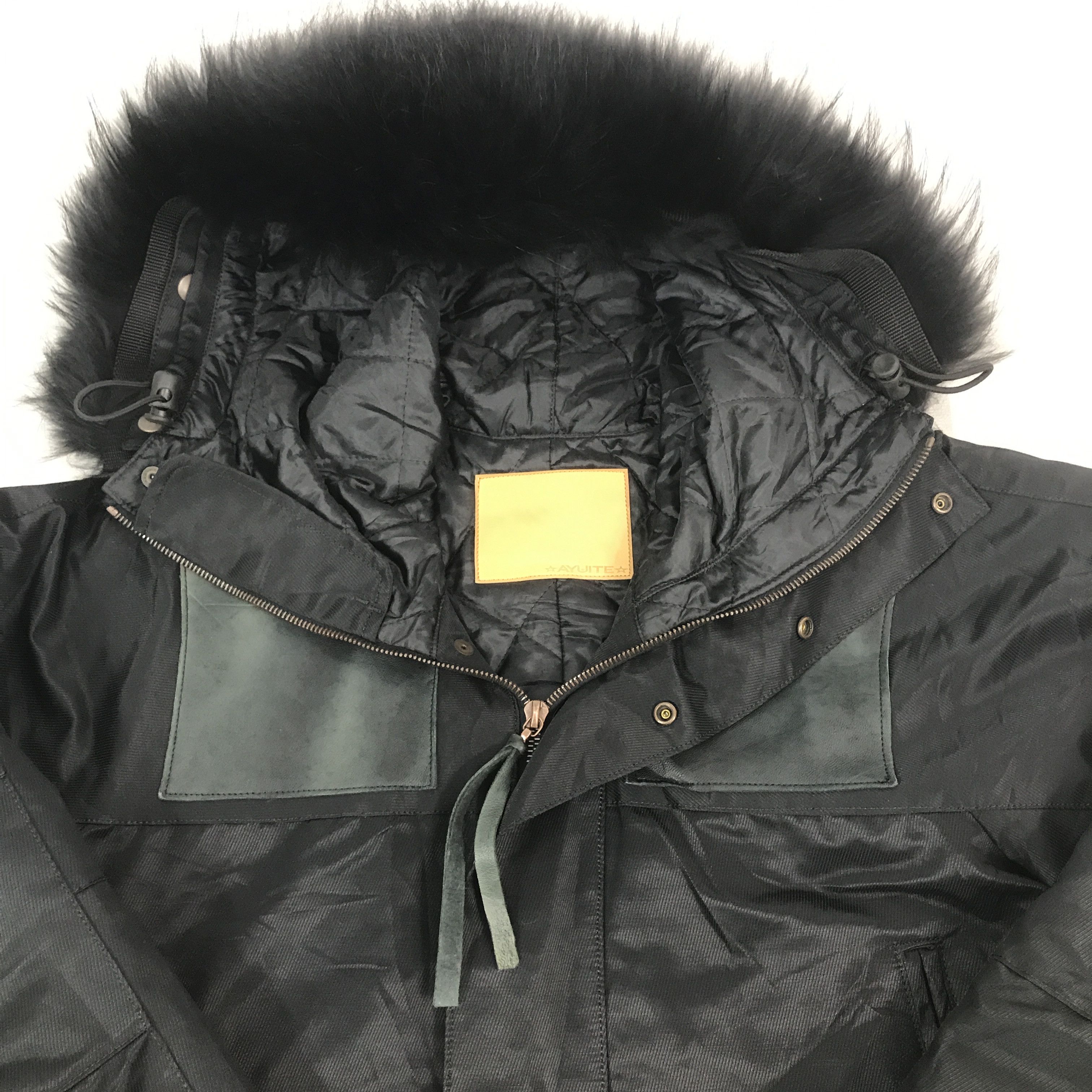 Japanese Brand Vintage Ayuite Design by Issey Miyake fur hoodie Jacket Size US M / EU 48-50 / 2 - 8 Thumbnail