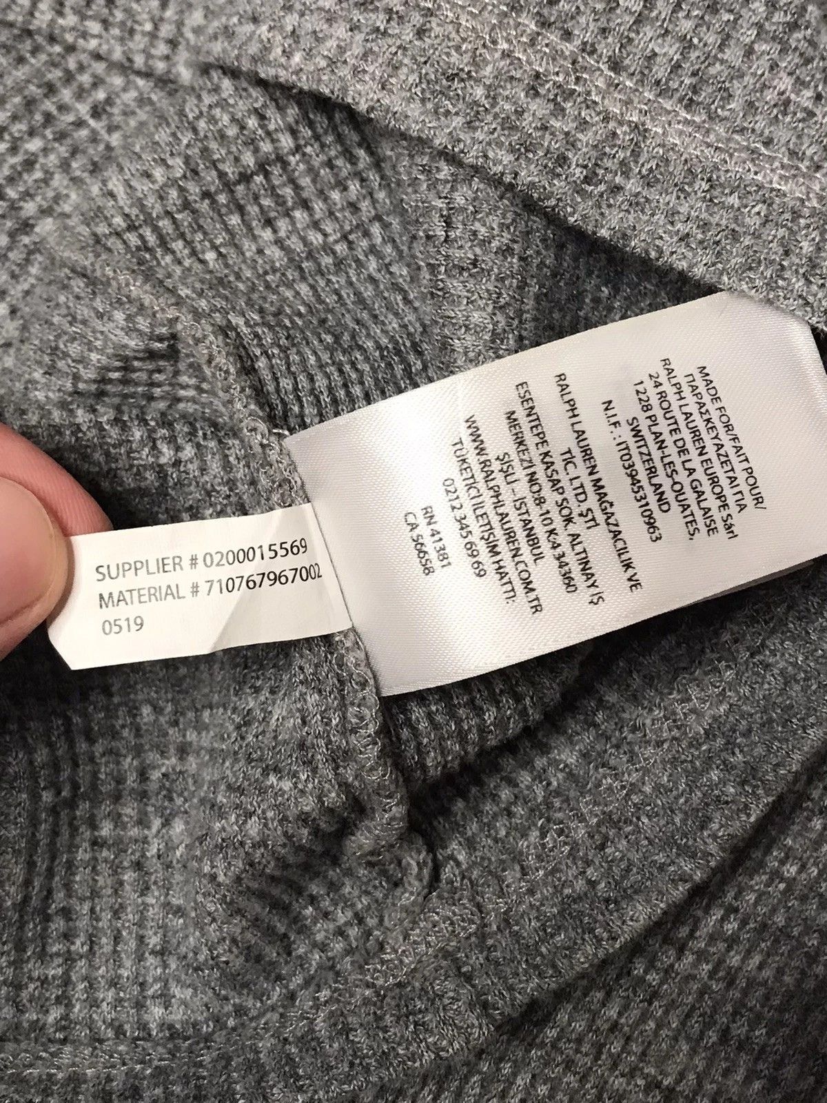 Ralph Lauren Polo Ralph Lauren Waffle Long sleeve T-Shirt Men’s M Gray Size US M / EU 48-50 / 2 - 8 Thumbnail