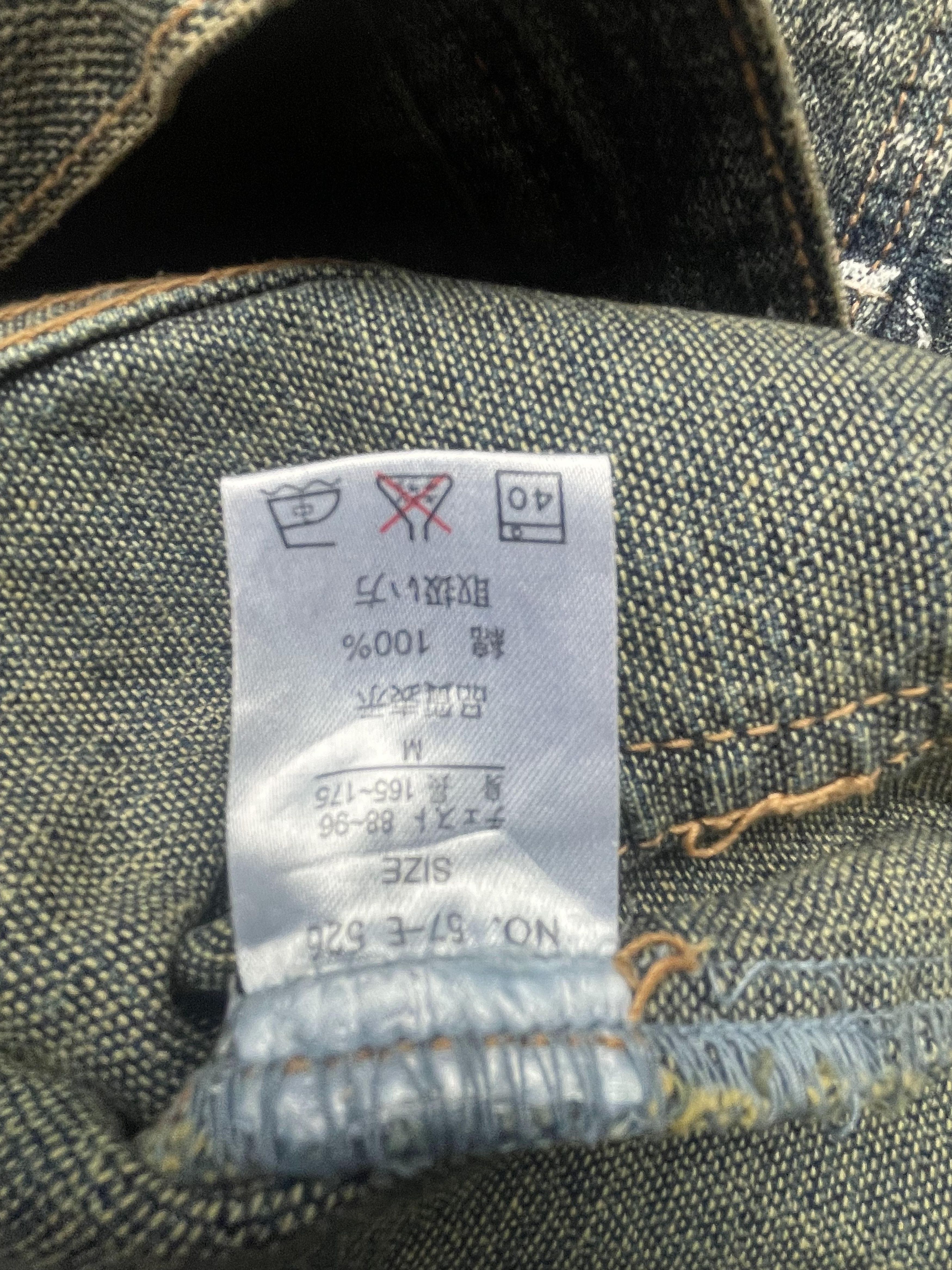 Japanese Brand Big Shark Painted Trucker Jacket Size US S / EU 44-46 / 1 - 9 Thumbnail