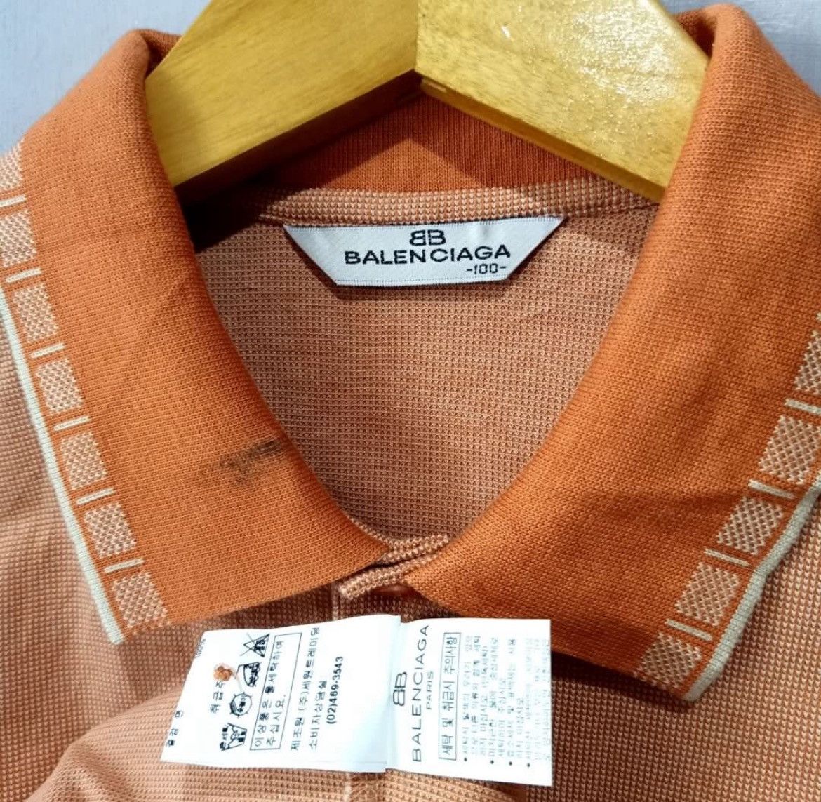 Balenciaga Balenciaga Poloshirt Size US L / EU 52-54 / 3 - 4 Thumbnail