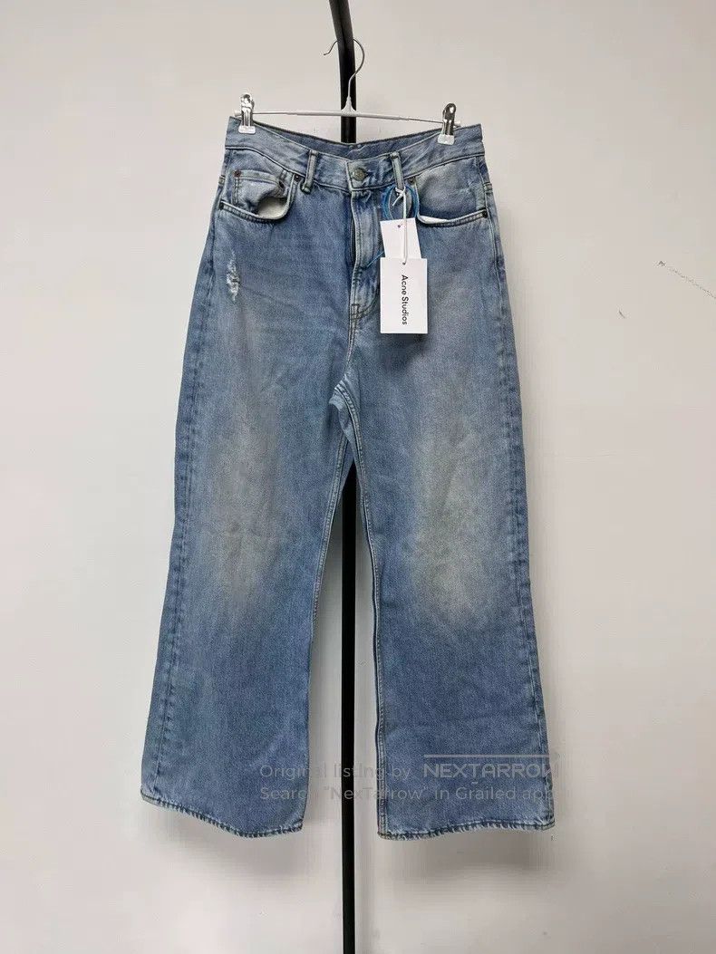 Acne Studios Acne Studios High-Waisted Straight Wide-Leg Pants (Hot Gir Size 28" / US 6 / IT 42 - 1 Thumbnail