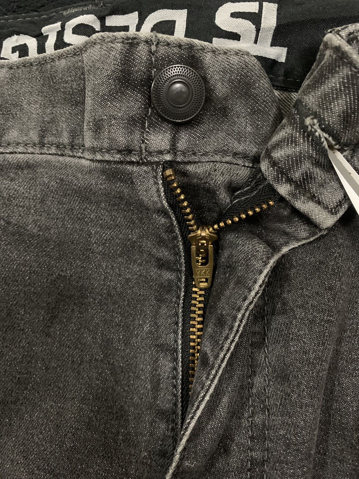 POST ARCHIVE FACTION (PAF) Vintage Japanese Brand Double Knee Style Utility Cargo Jeans Size US 33 - 5 Thumbnail